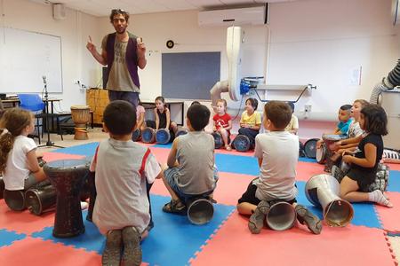 חוויית תיפוף בביה"ס של החופש הגדול