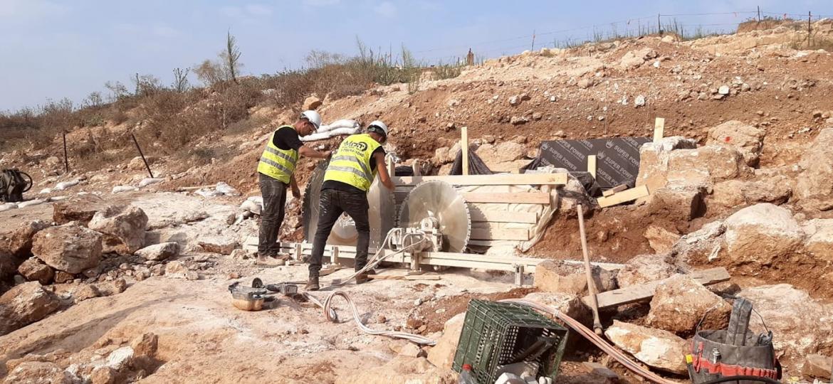 עבודות העתקת המקווה לחנתון