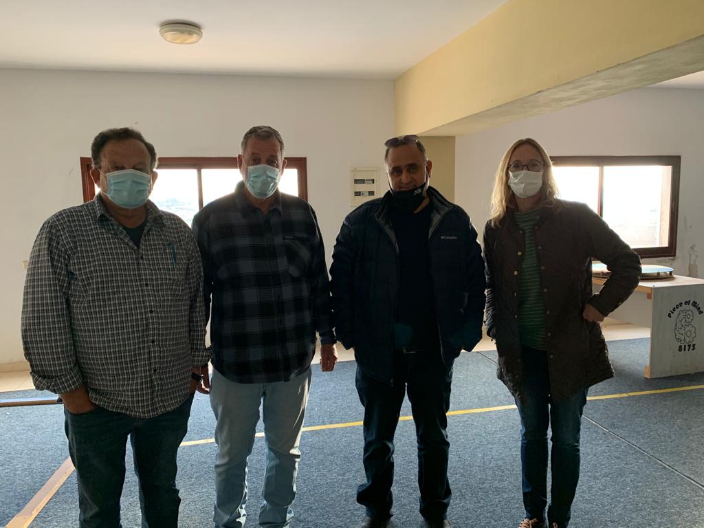 משתתפי הסיור במנשית זבדה