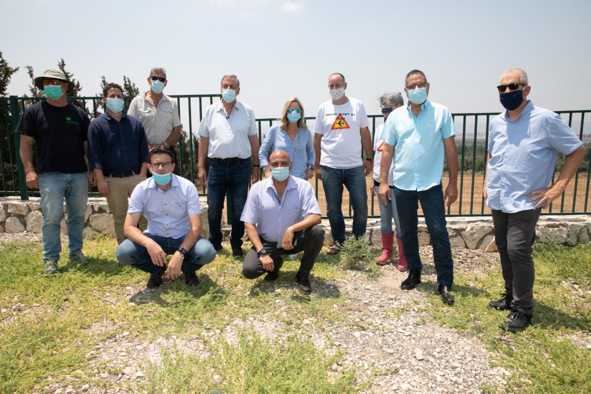 סיור ועדת הפנים והגנת הסביבה של הכנסת בנושא ההתנגדות להקמת שדה תעופה בעמק