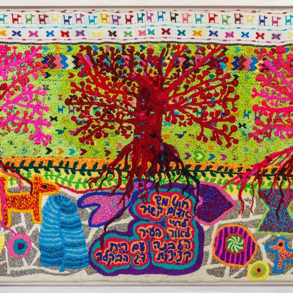 היצירה 'חוט משי אדום קשור לחיי'