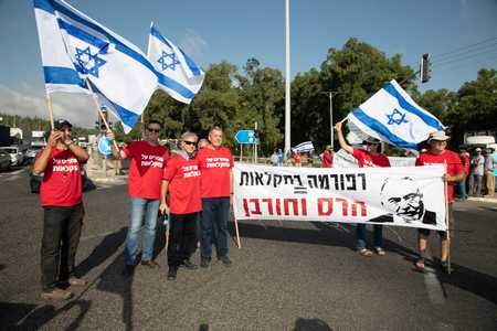 מחאת החקלאים בצומת מגידו