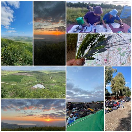 קולאז תמונות מהמסע לזכרו של תאל ארז גרשטיין