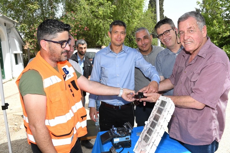 ביקור שר התקשורת יועז הנדל