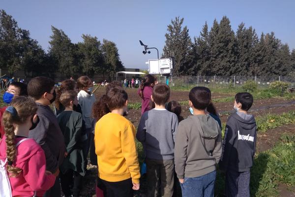 מדידות בחווה החקלאית בנהלל