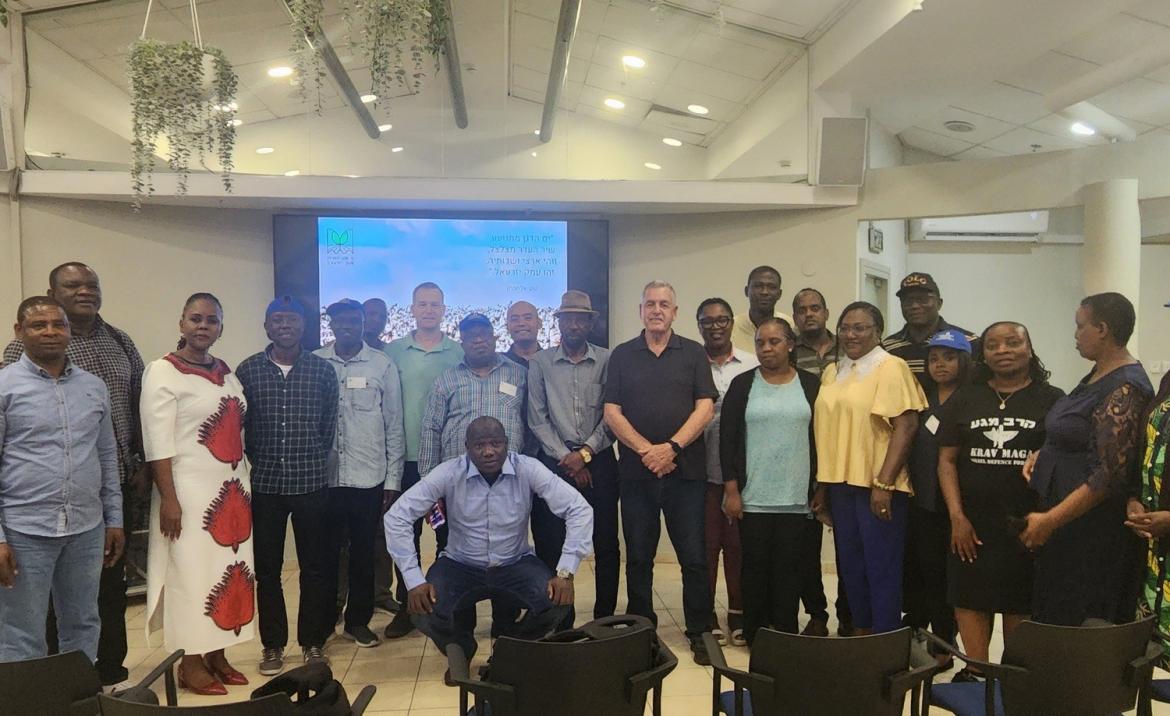 משלחת ממכללת הגליל עם ראש המועצה והמנכל