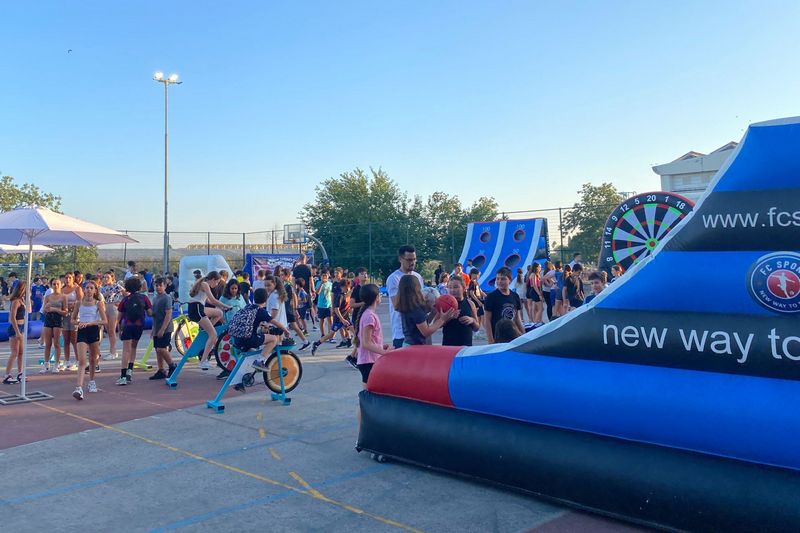 מתנפח ענק באירועי sport night