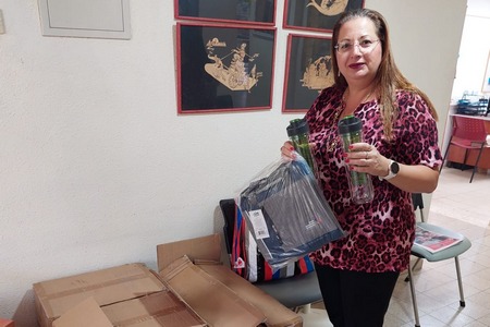 איסוף ציוד למשפחות המתארחות