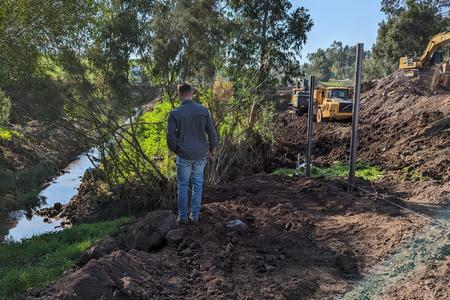מהנדס הרשות בשטח העבודות 