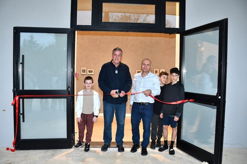 ראש המועצה בטקס גזירת הסרט - חנוכת המבנה הרב תכליתי