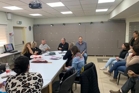 ביקור בבית הספר 'העמק המערבי'