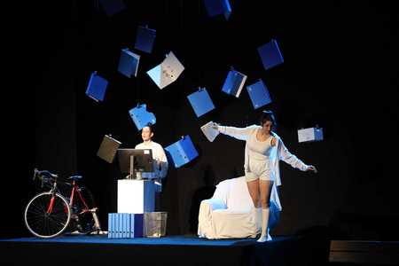 ערב הסיום של מגמת התיאטרון בבית הספר 'העמק המערבי' ביפעת 