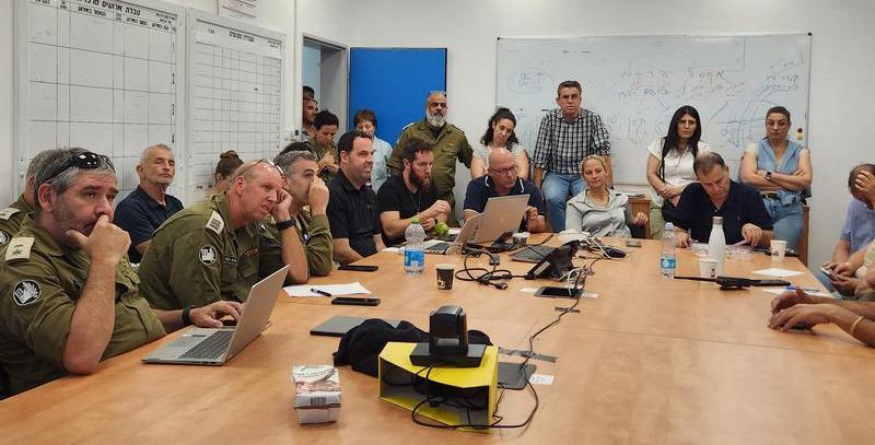 סיכום תרגיל פיקוד העורף ביחד עם מנהלי המכלולים של המועצה