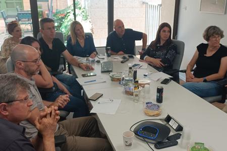 פגישה עם רשות המים ביובלי העמק - ספק כפרי רב ישובי