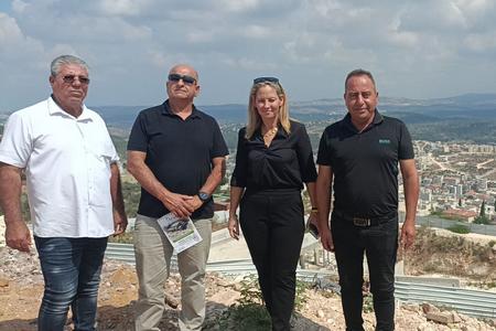 סיור בשטחים פתוחים לקראת הקמת הפורום