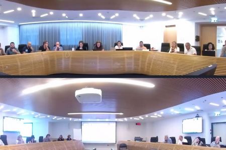 דיון בועדת העורכים של מינהל התכנון