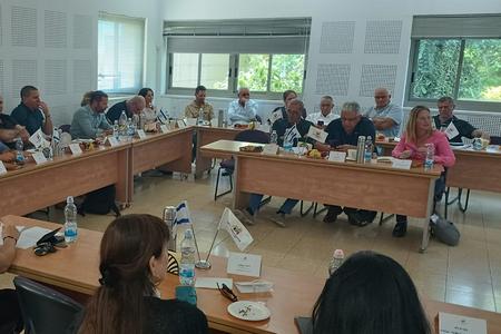 מפגש מרכז השלטון האזורי במטה אשר