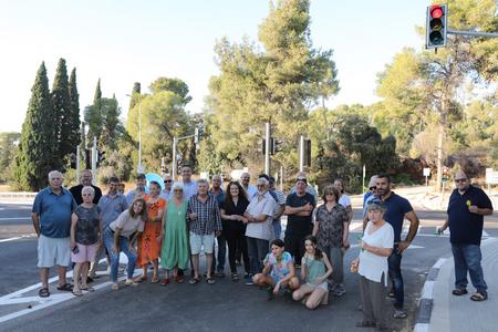 חנוכת הרמזור בשריד 