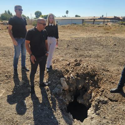 ביקור מזכל תנועת המושבים - עמית יפרח בכפר גדעון 
