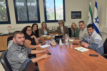 פגישה עם ראשת התכנית לביטחון קהילתי