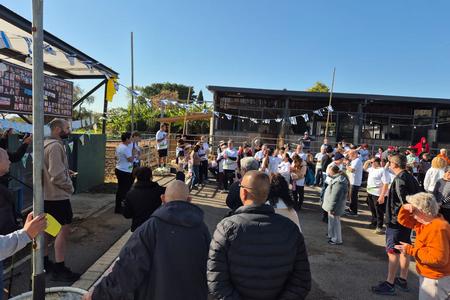 מרוץ למען החטופים.ות בכפר תקווה