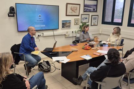 פגישה עם עידית תדהר - חטיבת בני המושבים