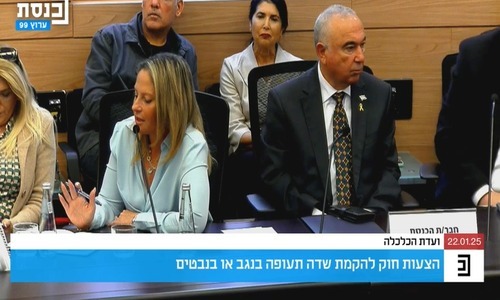 דיון בוועדת הכלכלה של הכנסת בנושא הקמת שדה תעופה בנגב או בנבטים