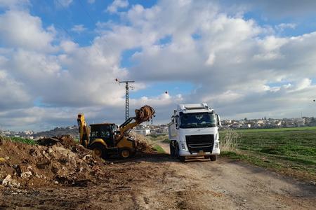  מבצע ניקיון מקיף בשטחים הפתוחים