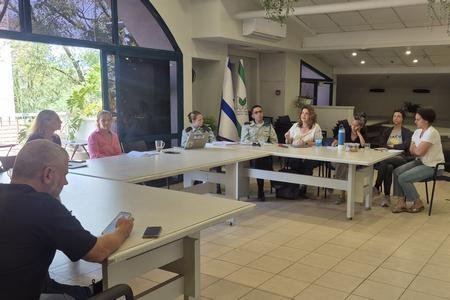 מפגש עם נציגות צהל בנושא נתוני הגיוס