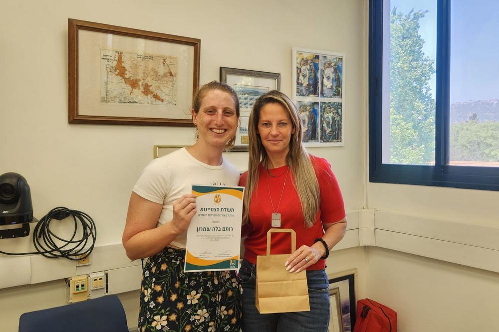 רותם בלה שמרון - יעל מדר - מלגאית מצטיינת בתוכנית המעורבות החברתית