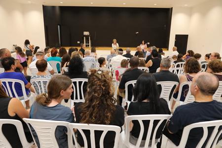 טקס חנוכת בית העם בכפר ברוך