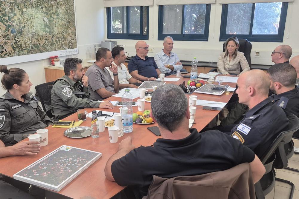 גורמי הביטחון והאכיפה במרחב