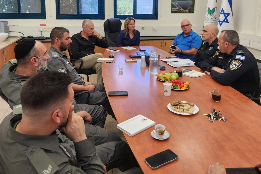 פגישת עבודה עם מפקד תחנת עפולה החדש