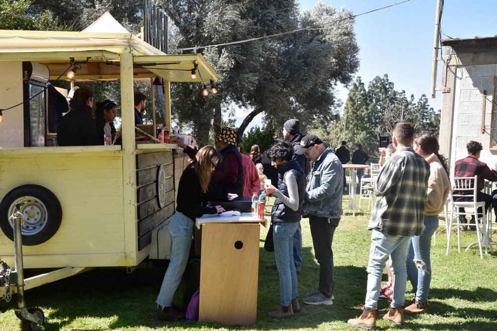 עגלת קפה ביריד איכרים