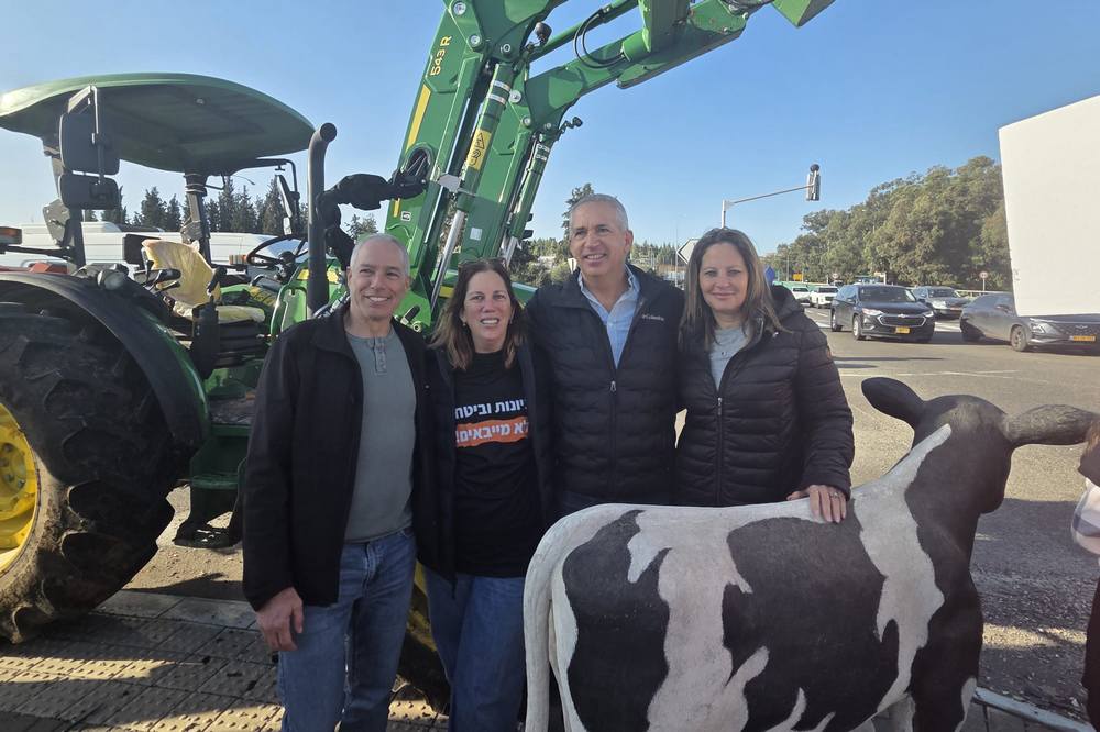 מחאת החקלאים.ות והרפתנים.ות בצומת מגידו