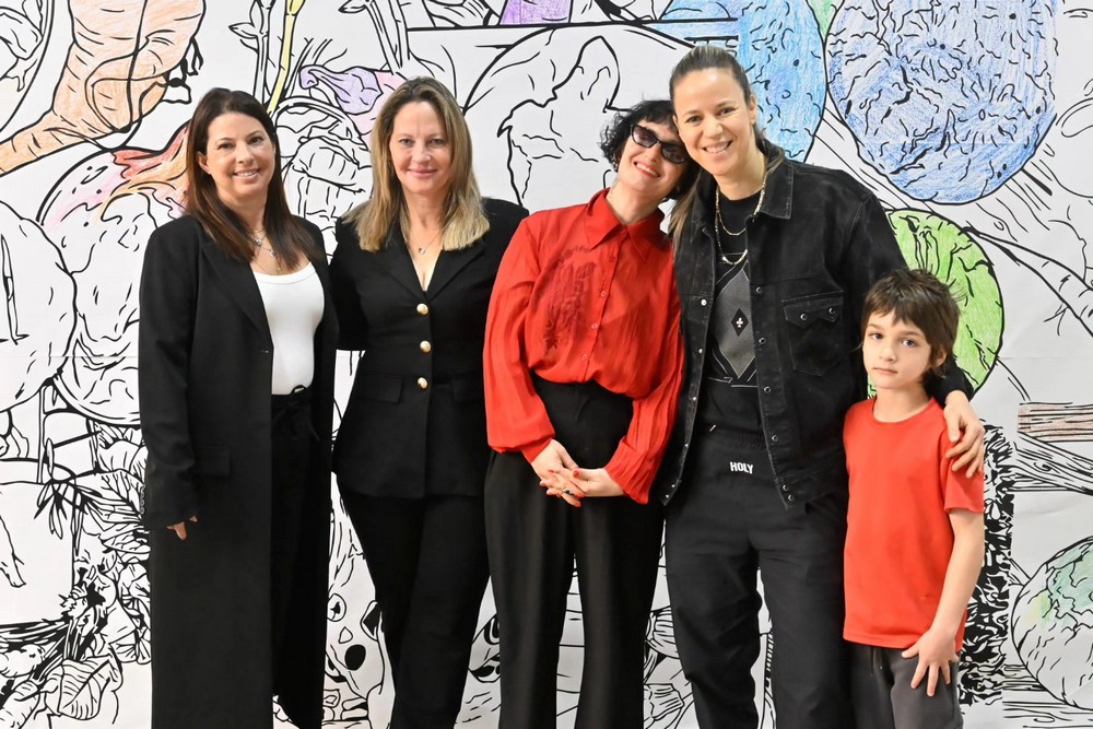 ראשת המועצה בפתיחת התערוכה 