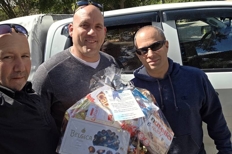 צוות צחי עם פקח המועצה