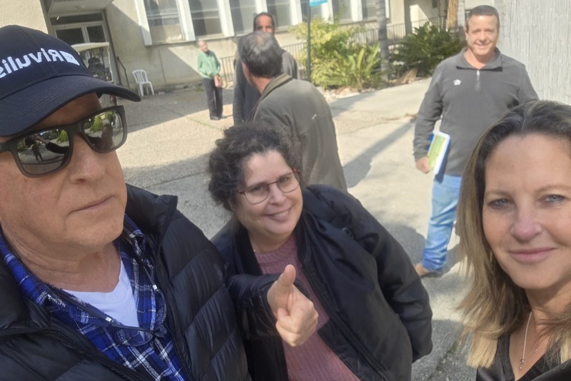 ראשת המועצה עם צוות צחי