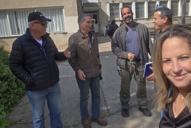 ראשת המועצה עם צוות צחי