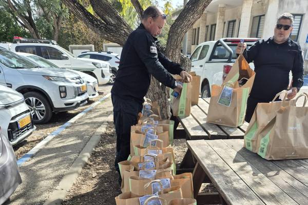 מארגנים את השי לפני החלוקה